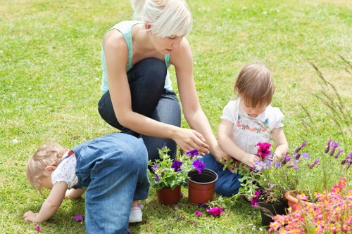Experienced Newham gardeners caring for a garden